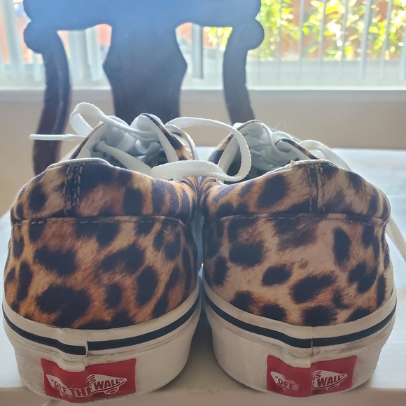 Vans Women's Leopard Print Sneakers - Picture 3 of 8